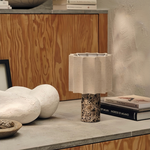 Lámpara de Mesa Recargable de Mármol Nórdico Valli, Luz Cálida, Moderna y Minimalista, para Sala de Estar, Dormitorio, Lámpara de Ambiente para Mesa de Noche - Product Image 5