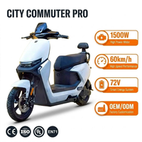 Moto électrique 1500W, scooter électrique pour adultes, frein à disque, 60/72V 1500W, moto électrique pour adultes, grande puissance