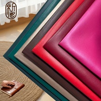 Tela de Cuero Sintético de PU Elástica e Impermeable Personalizable de Venta Caliente para Muebles, Bolsos, Sillas, Libros y Embalaje