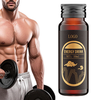 Vos propres boissons énergisantes sexuelles biologiques blanches personnalisées à base de plantes saines piqûre shilajit protéine marque privée sans sucre pour homme