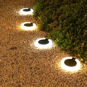 芝生パティオヤードウォークウェイ用の地下屋外ガーデンランプ防水Ip65ソーラーガーデンライト