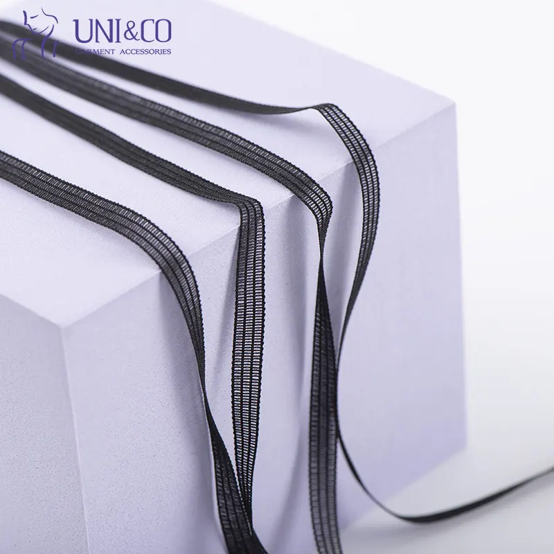 Gran oferta cinta de doble banda elástica blanca cinta de encaje elástico accesorios de ropa