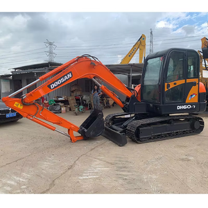 Excavadora Compacta de Orugas Doosan DH60-7 de 6 Toneladas, DH55, DH70-7, DH80, DH220, DX60, Alta Eficiencia Operativa - Product Image 2