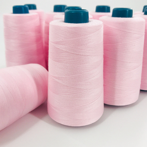 Chủ đề nhà máy của chúng tôi 20 năm kinh nghiệm giá tốt màu hồng <span class=keywords><strong>Polyester</strong></span> Spun sợi - Product Image 3