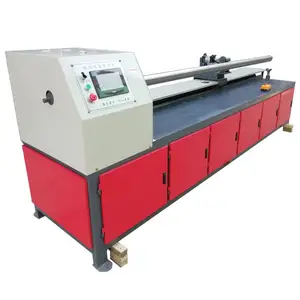 Pneumatic type Stainless Steel Spiral Kraft Paper Core Cutter Machines Small Paper Core Slitting Machine Paper Tube Cutting