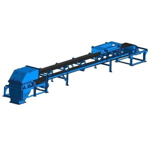 Yüksek verim % malzeme taşıma ekipmanları düzeltme isıya dayanıklı özel karbon çelik tekerlek makaralı bant konveyör - Product Image 1