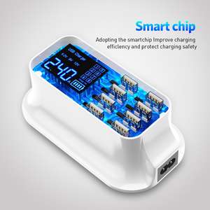 <span class=keywords><strong>Chargeur</strong></span> rapide sans fil à <span class=keywords><strong>8</strong></span> ports LED, affichage LED, adaptateur universel pour téléphone portable, compatible avec <span class=keywords><strong>iPhone</strong></span> - Product Image 3