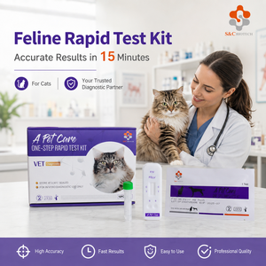 Pruebas <span class=keywords><strong>de</strong></span> Antígenos para Gatos, Pruebas Veterinarias Rápidas, Kits <span class=keywords><strong>de</strong></span> <span class=keywords><strong>Prueba</strong></span> Rápida para el Coronavirus Felino (FCOV) - Product Image 2