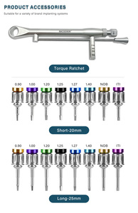 Cacciavite per Impianti Dentali, Chiave Dinamometrica Colorata a Cricchetto, Strumenti per Riparazione Implantare Odontoiatrica - Product Image 4