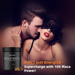 Racine de Maca Noire Bio 40000mg Hommes + Ashwagandha Capsules de Maca Péruvienne Pure 100% pour Adultes Pilules de Santé Reproductive - Product Image 2