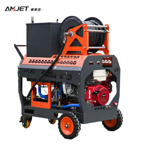 <span class=keywords><strong>Machine</strong></span> à jet d'égout de haute qualité de 4350 psi 16 lpm avec moteur à essence de 13 ch équipé d'un démarrage à clé pour le nettoyage des drains - Product Image 4