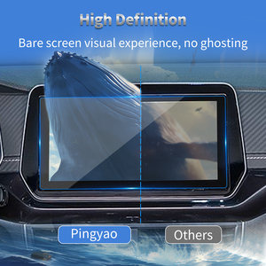 Protection d'écran pour <span class=keywords><strong>VW</strong></span> T-Cross 2026 CarPlay, film protecteur en verre trempé pour console centrale, autocollants de voiture, accessoires multimédias - Product Image 3