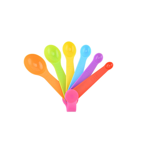 Nhà bếp công cụ tiện ích đầy màu sắc đo lường công cụ thiết lập nhựa đo thìa và ly cho nhà bếp Baking công cụ - Product Image 3