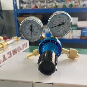 Manómetro de Latón y Medidor de Dióxido de Carbono, Manómetro para Cilindro de Oxígeno y Propano con Reductor de Presión de Acetileno para Gas GLP - Product Image 5