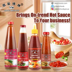 I condimenti autentici forniscono direttamente la salsa di peperoncino dolce del ponte di giada dei produttori cinesi a prezzi all'ingrosso