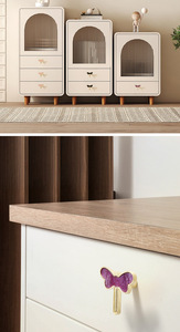 New Chinese-Style Modern Minimalist <b>Single</b>-Hole Durable Zinc Alloy <b>Wardrobe</b> Drawer Cabinet Dresser Bedroom Kitchen Apartment - Product Image 3