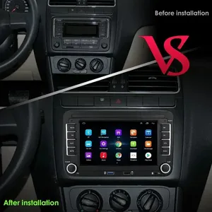 Autoradio 2Din Android pour Volkswagen <span class=keywords><strong>Golf</strong></span> 5 6 Polo Passat B6 B7 CC Jetta Caddy, multimédia universel, Carplay, Wifi, GPS, navigation - Product Image 3