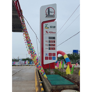 Kotak kontrol Led papan penunjuk <span class=keywords><strong>Digital</strong></span> peralatan stasiun bensin alat peraga Iklan Pylonsign untuk tampilan harga - Product Image 4
