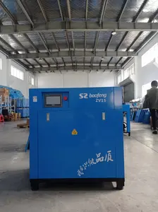 Oil Cooling Tier 1 Energy Efficiency Screw Air Compressor With Constant Pressure Energy Saving 15kw 0.8MPa