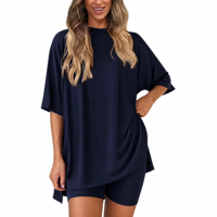 Ensemble de costume décontracté pour femme, style européen et américain, collection printemps-été, vente en gros et personnalisation