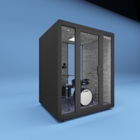Hoge Kwaliteit Bouwmaterialen Telefooncel Geluiddichte Moderne Geluiddichte Muur Modulaire Kantoor Pods Bij Mij In De Buurt