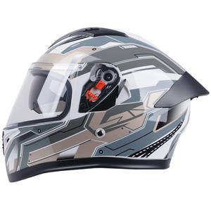Casque de moto électrique à double miroir pour hommes et femmes, coupe-vent à double miroir, chaud et sûr - Product Image 6