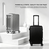 Valise cabine 18 pouces à 3 couches avec cadre en aluminium PC |   Protection moderne légère et portable de qualité aéronautique, frein à une touche silencieux