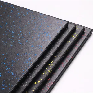 Tapis <span class=keywords><strong>de</strong></span> fitness en <span class=keywords><strong>caoutchouc</strong></span> pour la réduction des chocs - Product Image 1