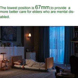 Camas Médicas Tecforcare para Cuidado en el Hogar, Cama para Ancianos, Cama Médica Eléctrica de 5 Funciones para Pacientes de <span class=keywords><strong>Hospital</strong></span>, de Acero - Product Image 6