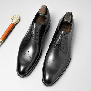 Nuevos zapatos de vestir formales personalizados para hombre, de cuero genuino, estilo italiano, de diseñador de lujo, zapatos de boda y Oxfords - Product Image 4