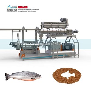 Extrudeuse flottante en acier inoxydable d'aliments pour poissons d'aquarium, équipement de production d'aliments pour poissons industriels, fournisseur de machine à granulés personnalisable - Product Image 1