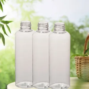 कॉस्मेटिक पैकेजिंग 180 मिलीलीटर पीईटी सफेद पारदर्शी बोतल फेस बॉडी फाइन मिस्ट स्प्रे बोतल