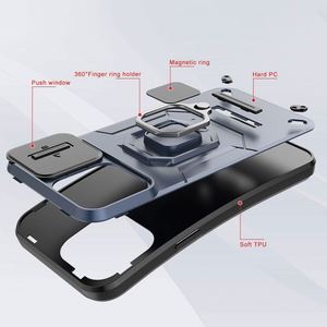 Funda de teléfono deslizante para Iphone 15 14 13 12 11 10 Plus Pro Max, Protector de lente de cámara giratorio, funda de privacidad magnética Sjk098 Laudtec - Product Image 6