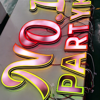 Letras 3D LED Programables a Todo Color, Iluminación Dinámica RGB, Impermeables IP65, Personalizables para Decoración y Publicidad de Tiendas