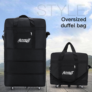 Maleta de Viaje Plegable de Gran Capacidad con Ruedas de Tela Oxford - Product Image 2