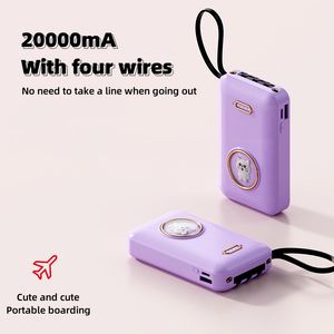 Logo personnalisé Slim Power Bank 20000mAh Chargeur portable Micro Compatibilité 1A Courant de sortie 10W Power Polymer Banques externes Mi - Product Image 3