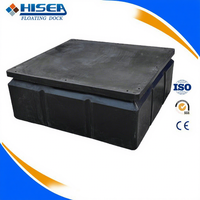 Pontons flottants Hisea Dock en HDPE et mousse EPS, résistants aux UV, haute flottabilité, avec charnières pour maisons flottantes marines