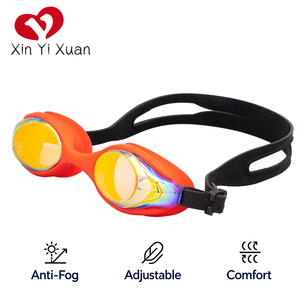 Gafas de Natación xinyixuan Antivaho con Protección UV, Marco de Silicona Ajustable, Lentes de PC, Impermeables, para Niños, Entrenamiento en Piscina - Product Image 1
