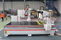 Machines fabrication de meubles porte en bois coupe CNC routeur Machine pour bois 1325 1530 bois porte gravure Machine