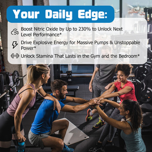 Capsules d'oxyde nitrique à succès avec vitamine C pour la circulation sanguine, la performance, l'énergie, le flux sanguin et l'endurance - Product Image 3