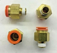(Lot de 4 pièces) Kq2h13-35s, Raccord, Connecteur mâle *lqa Neuf, authentique, en stock, avec une garantie d'un an.