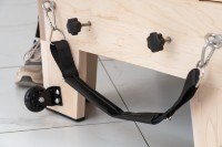 Lit de Pilates Reformer en bois d'érable blanc, machine de fitness professionnelle, couleur et logo personnalisables, pour exercices de yoga