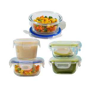 Ensemble de 24 contenants de stockage alimentaire, boîte à bento étanche avec couvercle, 9 contenants en verre pour la préparation des repas - Product Image 5