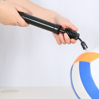Mini pompe à main PORTABLE à double action avec logo personnalisé ABS, gonfleur de vélo, prêt à être expédié