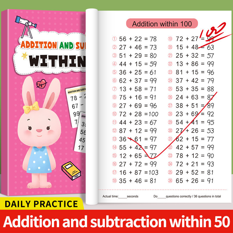 Addition et soustraction dans les 100