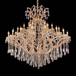 Nuovo <span class=keywords><strong>Lampadario</strong></span> a Sospensione <span class=keywords><strong>Rosa</strong></span> Stile Maria Teresa con Candele per Arredamento di Nozze e Soggiorno, <span class=keywords><strong>Lampadario</strong></span> di Lusso in Cristallo K9 - Product Image 4