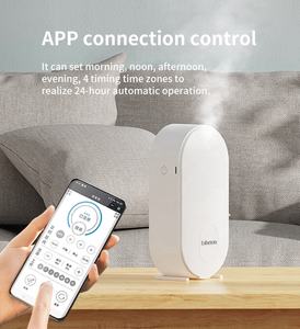 Diffuseur <span class=keywords><strong>d</strong></span>'arômes électrique intelligent mini 120 ml, fonctionne sur piles, en plastique, portable, USB, pour la <span class=keywords><strong>maison</strong></span> et l'hôtel, contrôlé par application - Product Image 2