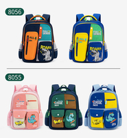 Sac à dos scolaire pour enfants, motif dessin animé mignon, imperméable et léger, pour la maternelle, avec logo personnalisé, pour garçons et filles, commande en gros
