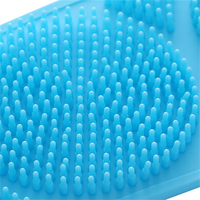 Brosse de bain exfoliante en silicone, sangle de massage pour le dos, outils de nettoyage corporel