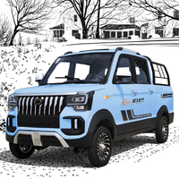 Camionnette Électrique Basse Vitesse 2025 avec 4 Places et Batterie au Plomb